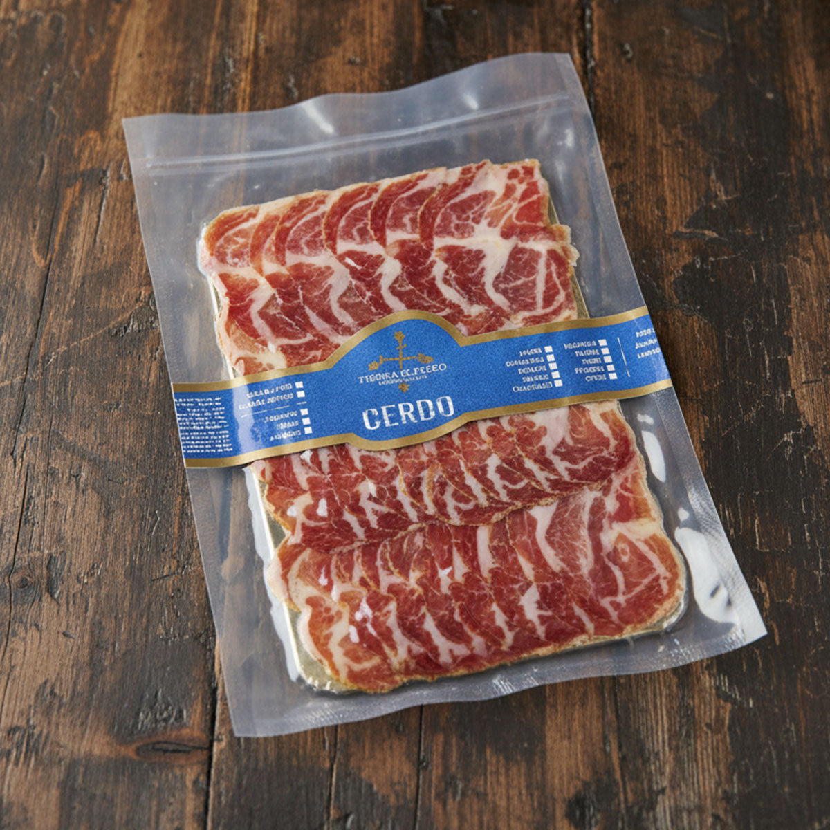 Jamón crudo de cerdo Coppa