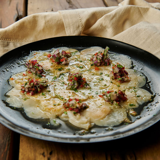 Carpaccio de Ostión de Glaciar