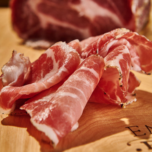 Jamón crudo de cerdo Coppa