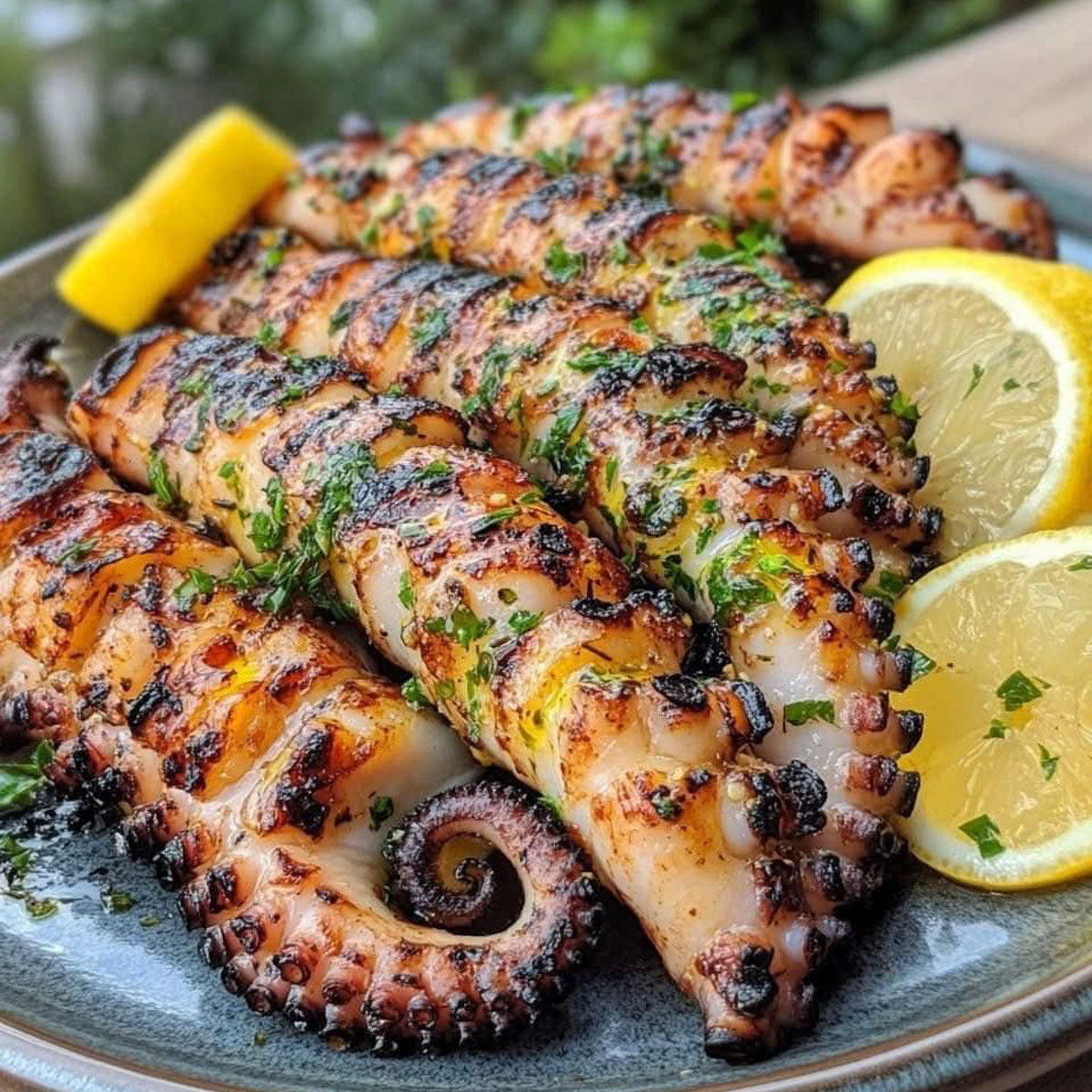 Pulpo Ajo Oliva a la Parrilla